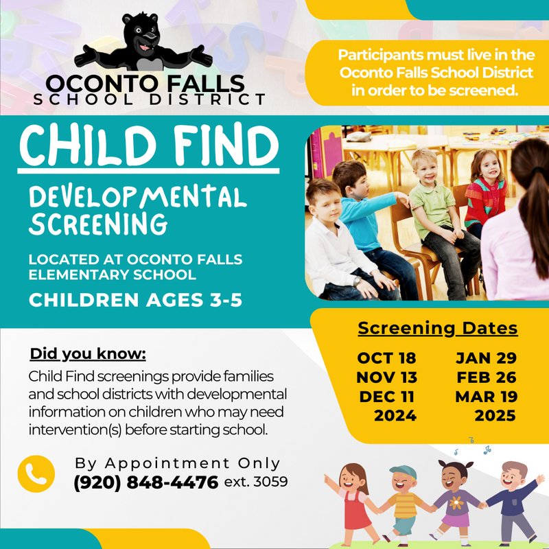 OFSD Child Find Screenings