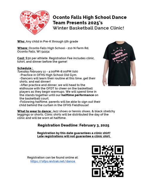 Winter Basketball Dance Clinic