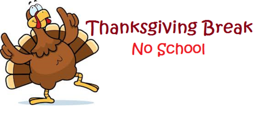 No School Thanksgivng Vacation